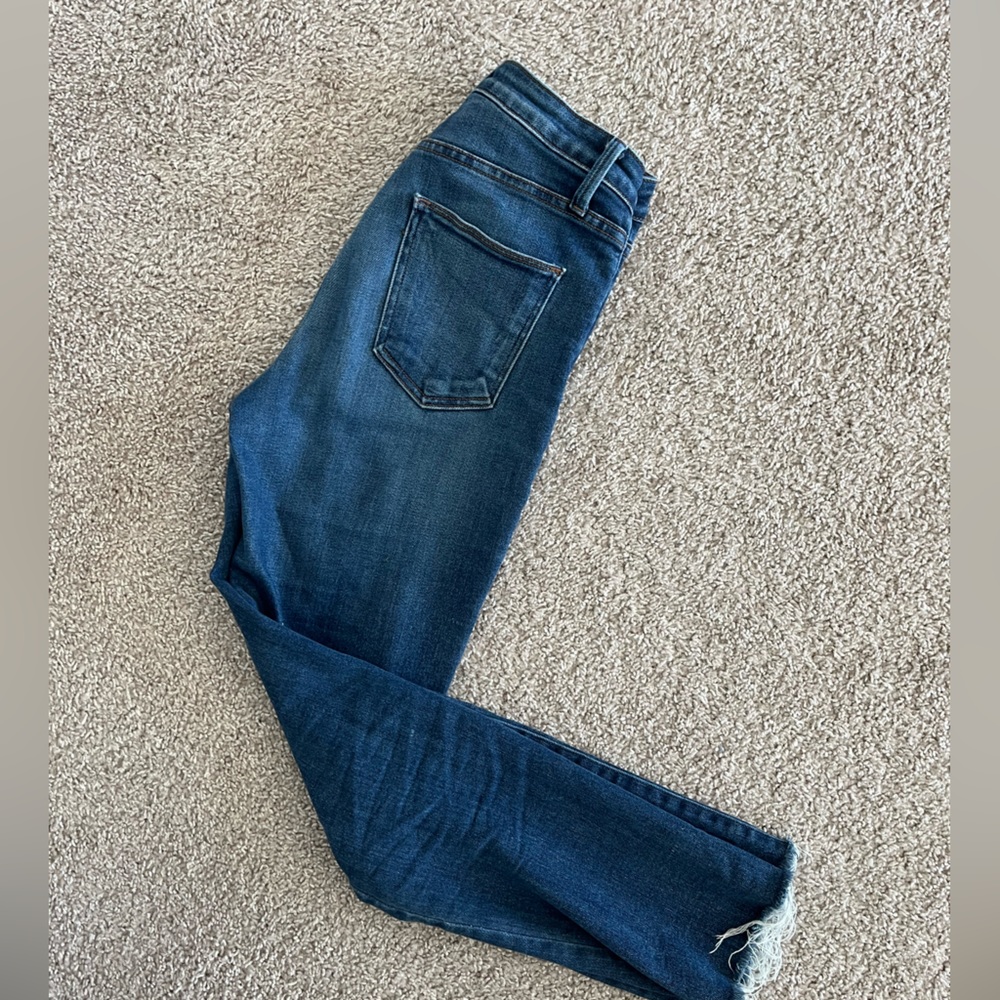 Just Black Denim High Rise Straight Jean Size 27